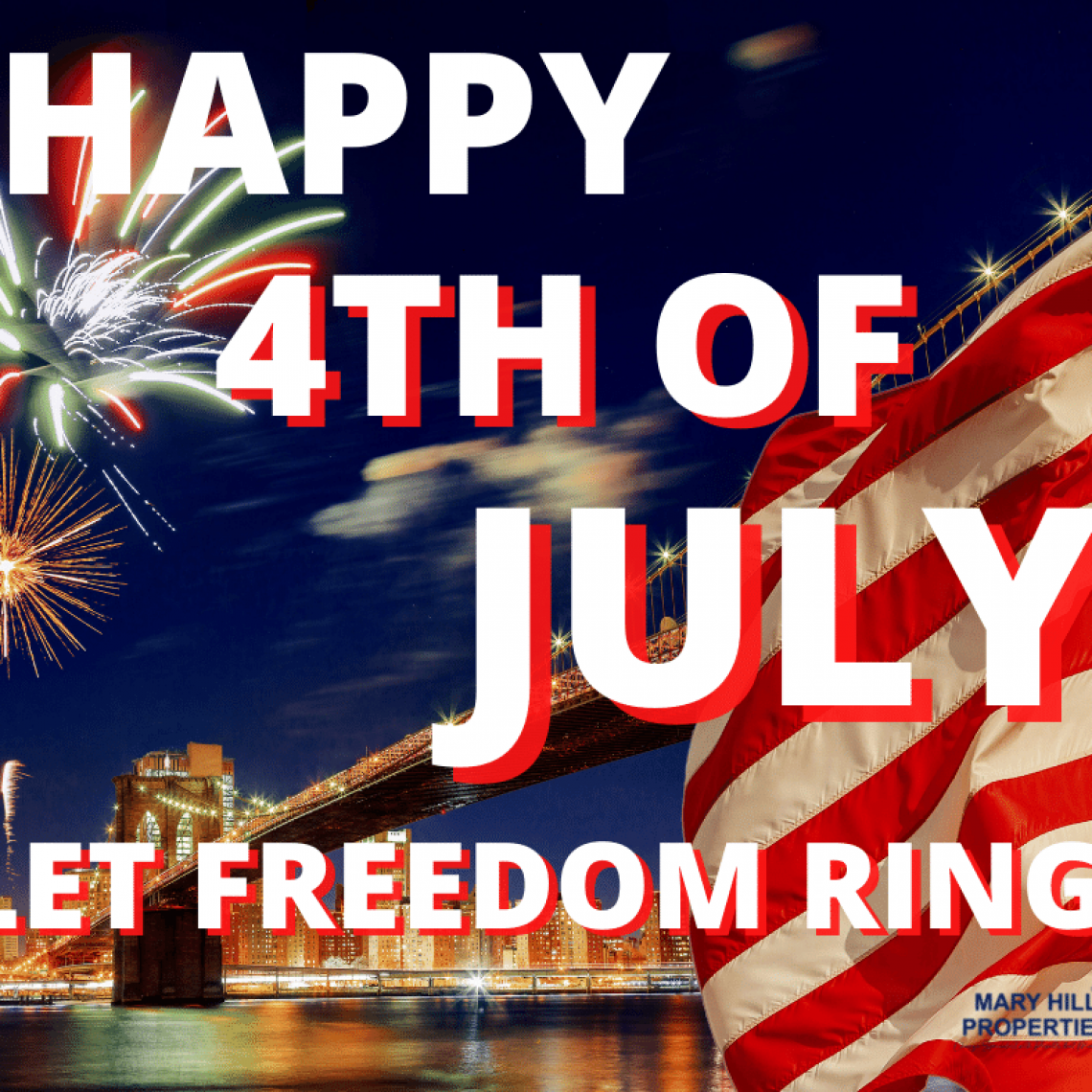 Let's celebrate and enjoy our country's freedom.